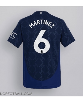 Billige Fotballdrakt Manchester United Lisandro Martinez #6 Replika Bortedrakt 2024-25 Kortermet
